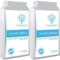 스위스바이오에너제틱스 Swiss Bioenergetics Joint Max Defence 스위스 바이오에너제틱스 글루코사민 콘드로이틴 칼슘 함유 180정 2병, x, 1개