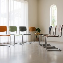 글림 캔틸레버 인테리어 체어, 블랙, 1개