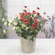 [바보사랑] 가든로즈 찔레장미 조화부쉬, 상세 설명 참조