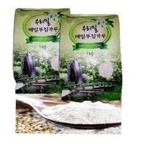 봉평원 우리밀 메밀부침가루-1kg x1봉(메밀50%), 단품, 단품