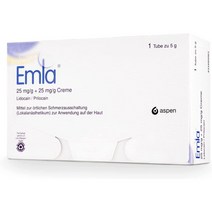 [독일내수용] EMLA 엠라크림+2x테가덤 플라스터 피부 국소 마취 타투크림 영구 문신 눈썹 입술 무통 마비 연고