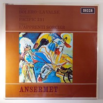 (중고LP) 라벨 볼레로. 오네거 패시픽 231. 뒤카 마술사의 제자 스위스 로망드 오케스트라. 지휘 에르네스트 앙세르메. 1972년 라이센스 (자켓 음반 상태 AA)