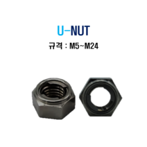 유너트 스틸 풀림방지너트 락너트 M12, 1개