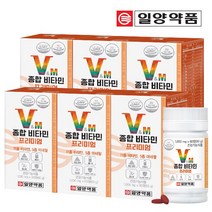 일양약품 종합 멀티 비타민 미네랄 프리미엄, 60정 x 6개