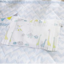 신생아 돌 아기 유아 두상 교정 납작 이탈 태열 방지 좁쌀 낮은 베개 배개 배게 커버, 동물 엠블루