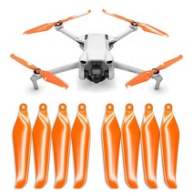 Master Airscrew Stealth DJI Mini 3용 프로펠러 - 블루 프로펠러 4개 세트, Orange