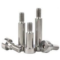 M2 육각 샤프트 볼트 서스 스틸 304 리미트 숄더 헤드 베어링 나사, (D2.5) M2, 6mm (5개)