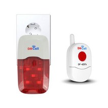 FM콘센트형 경광사이렌 DR-520RS/최장거리용 무선 차임 호출 비상벨 AC220V 콘센트형/무선비상스위치, 단일