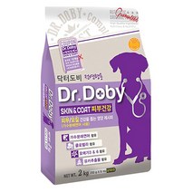 닥터도비 전연령 스킨앤코트 피부건강 건식사료, 피부/털개선, 2kg, 3개