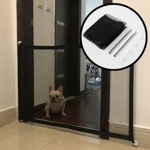 ll0II펫도어 가드 반려견펜스 강아지현관문 방문 애견안전문 애완견 중문 베란다펫도어 개문［l0I］