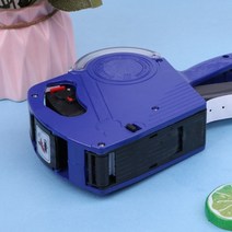 라벨링 기계 자동 날인기 금속 미니 도배 레이져 새로운 MX-5500 자리 가격 태그 총 lr 라벨 용지 + 2 잉크, 한개옵션0
