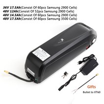 전자 자전거 리튬 배터리 samsung cells 36v48v52v 12-17.5ah 배터리 bafang 750w 1000w midhub 드라이브 전기 자전거 모터 키트, 협력사, 36v 15.6ah 배터리