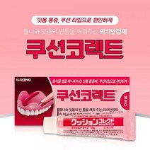 의치안정제 쿠션코렉트 12g 잇몸통증 쿠션타입치약