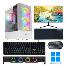 포유컴퓨터 모니터 풀세트 게이밍 조립 컴퓨터 PC 본체 최신 고사양 윈도우 롤 배그, 07번_에디션, 06. 선택없음