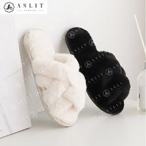 애슬릿(주얼리) [애슬릿] 겨울 꼬임 퍼 털 거실 실내화 슬리퍼