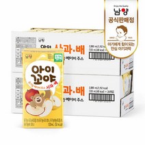 남양 아이꼬야 유기농 베이비주스 사과배 120mlx48팩, 단품