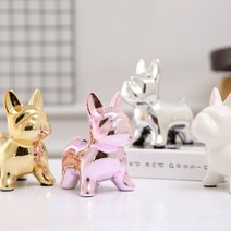 프렌치불독 강아지 오브제 저금통 - 5color 센스있는 집들이 선물, 실버