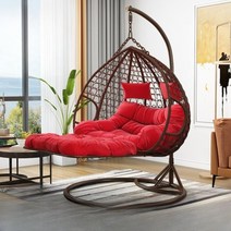그네 의자 실내 실외 야외 스윙 엔틱 흔들 체어 베란다 라탄 인테리어 안락 가구, Q