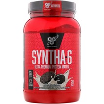 BSN Syntha 6 울트라 프리미엄 프로틴 구성 쿠키 앤 크림 1.32kg (2.91lbs)