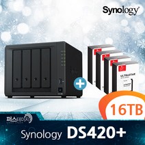 시놀로지 DS420+ WD Ultrastar HC310 16TB (4TB x 4) 3년 보증