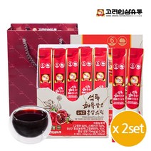 고려인삼유통 석류 가득 담은 6년근 홍삼스틱 1+1 SET (12g x 30포), 2개, 단품