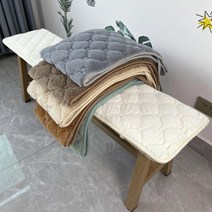 벤치의자 방석 식탁 긴 의자 쿠션 커버 7색상 소파패드 갈이, 쿠션 40x180cm, 봉제 흰색