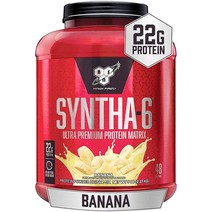 BSN 신타6 대용량 단백질 파우더 SYNTHA6 웨이프로틴 초콜릿맛 4.56kg 97회분, 1개, 바나나 + 48 Servings