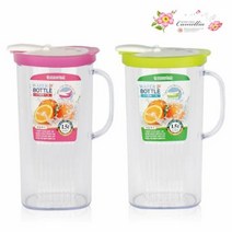 동백 손잡이 사각물병 1.5L 텀블러 W - 51668EA, 블루