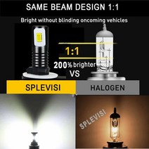 2x70W LED 전조등 순수한 흰색 6000K 북극 고양이 M5 M6 M7 M8 Firecat 500 600 700 F5 F6 설상차