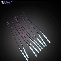 용왕낚시 낚시초릿대 호사끼실 초릿대 360도 회전가능 낚싯대 호사끼헤드 10매입, 스텐레스 초릿대 호사끼실 10매 지름 1.1mm