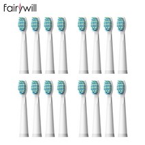 2022 Fairywill 칫솔 교체 4Pcs 8 Pcs 16 전기 세트 FW507 FW508 FW917 헤, CHINA, FW-01-4