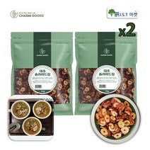 대추칩 건대추 말린 대추 슬라이스 칩 대추과자 슬라이드 대추편 대추차 토핑 대추채 영양 간식 1kg, 2팩(1kg)