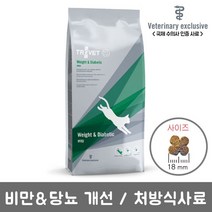 [트로벳] 처방식 사료 고양이 WRD(비만당뇨) 5.21kg