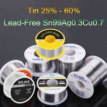 실납 납땜 인두기 50G 100G 플럭스 코어 주석 와이어 릴 무연 에코 로진 용접 지점이 있는 저용량 수리용 약간의 연기 142271, 1.0mm, Type1-50g