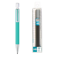 모나미 153 네오 홀더 샤프 AQUA FRESH 2.0mm + 모나미 홀더 샤프심 HB, 혼합색상, 14세트