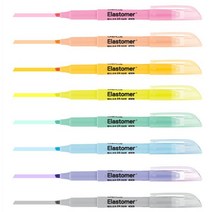 라인프러스 엘라스토머 탄력 형광펜 12개입, 오렌지, orange