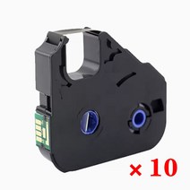 안티프래질 10PK PT-200BK MK-RS100B 3604B001 케이블 ID 프린터 M-11C M-1STD M-1PRO Mk1000 Mk2000 Mk1500 MK2500 잉, 01 10PCSBlack, 12mm