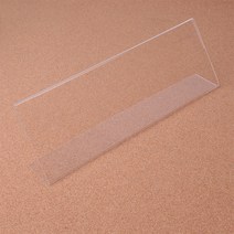 가로 투명아크릴명패 디저트가겨표 피오피대 300x100