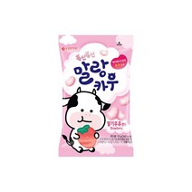 롯데 [캔디]말랑카우 딸기 79g 간식 다이어트 심심풀이 어른들, 17개