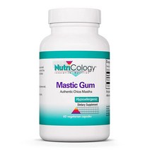 Nutricology 매스틱검 60 베지 캡슐 미국직송 305069, 60 Count (Pack of 1)