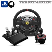 트러스트마스터 T300 페라리 Integral 레이싱휠 + TH8S 쉬프터(PS5 PS4 PC지원)