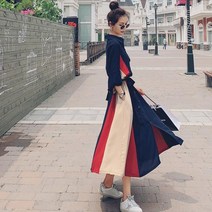 셔츠 원피스 발랄한 3컬러 롱 드레스 캐주얼룩 세미 정장 여행룩 데이트룩 바캉스 유럽여행