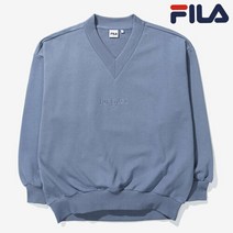 휠라 여성 v넥 풀오버 맨투맨 FS2POE1155F-GSU