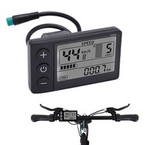 전기 자전거 S866 LCD 디스플레이 미터 통신 프로토콜 No. 2 용 방수 플러그가있는 24V 36V 48V 제어판