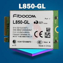 뜨거운 Fibocom L850-GL 전체 Netcom 4G 무선 모듈 다운 스트림 450Mbps Unicom 3g/4g 모바일 4g 통신 4g, 한개옵션0