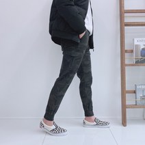남자 빅사이즈 9부 앞포켓 스판 카고 조거팬츠