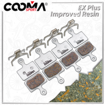 시마노-M9100 R9170 R8070 R8050 U5000 RS805 RS505 RS405 RS305 GRX RX400 RX810 용 Ex Plus 자전거 브레이크 패드 4 쌍