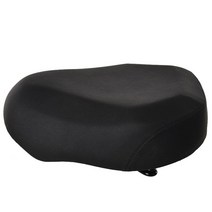 전동스쿠터 안장 자전거 안장 big bum wide soft seat pad seat, 검정 흰색