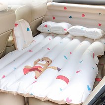 [차랑] 현대 자동차 SUV 전용 에어매트 차박매트 캠핑용품 투싼 NX4 팰리세이드 스타렉스 싼타페 투싼, 04- 뒷자석 캐릭터 에어매트, 그레이별