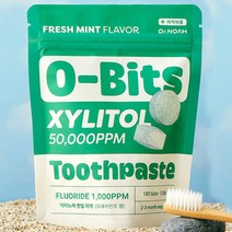 닥터노아 오비츠 자일리톨 고체치약 프레시민트 180정, 126g, 1개